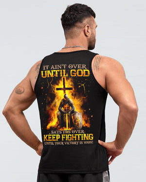 It Ain't Over Until God Says It's Over Men's All Over Print Shirt - Tyqy0412244