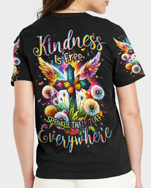 Kindness Is Free Women's All Over Print Shirt - Tyqy0612231