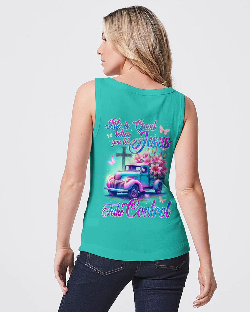 Jesus Take Control Women's All Over Print - Tyqy0705242