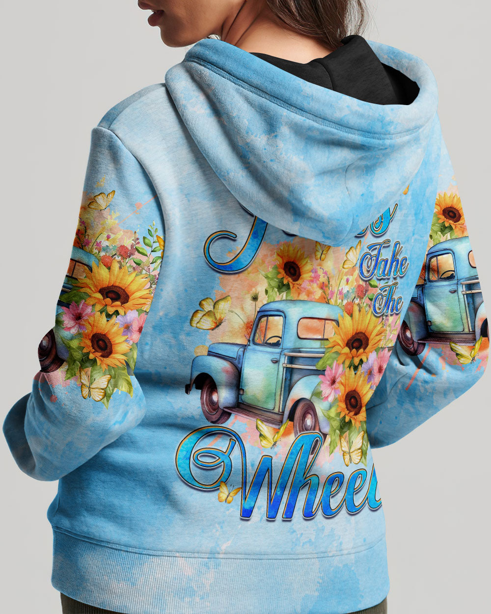 Jesus Take The Wheel Women's All Over Print Shirt - Tyqy1312232