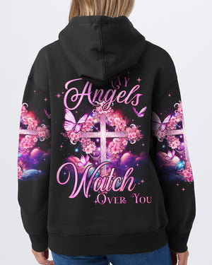 May Angels Watch Over You Women's All Over Print Shirt - Tyqy1410231