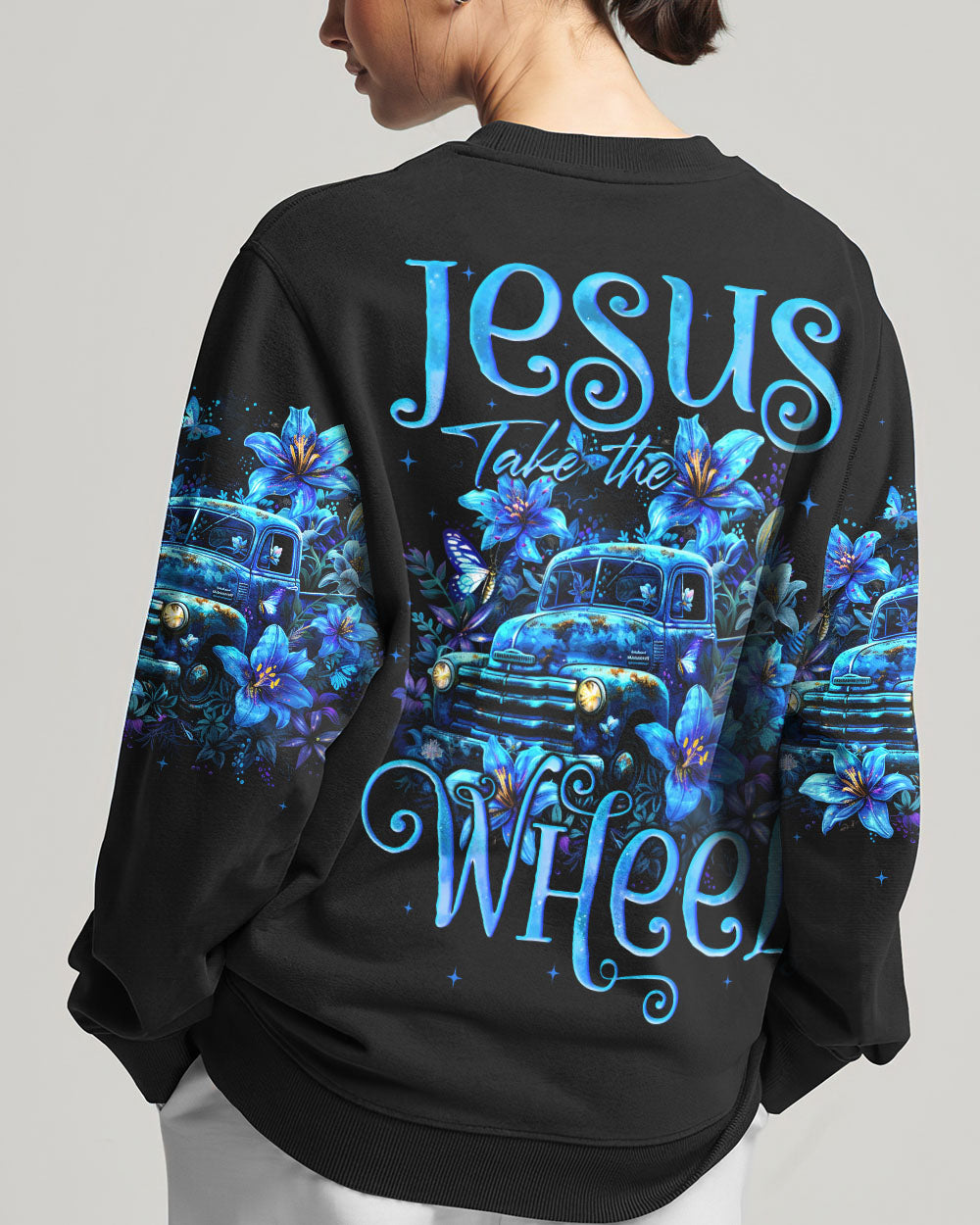 Jesus Take The Wheel Women's All Over Print Shirt - Tyqy1503245