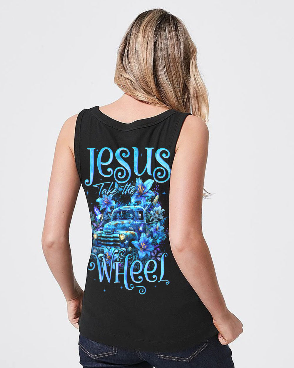 Jesus Take The Wheel Women's All Over Print Shirt - Tyqy1503245