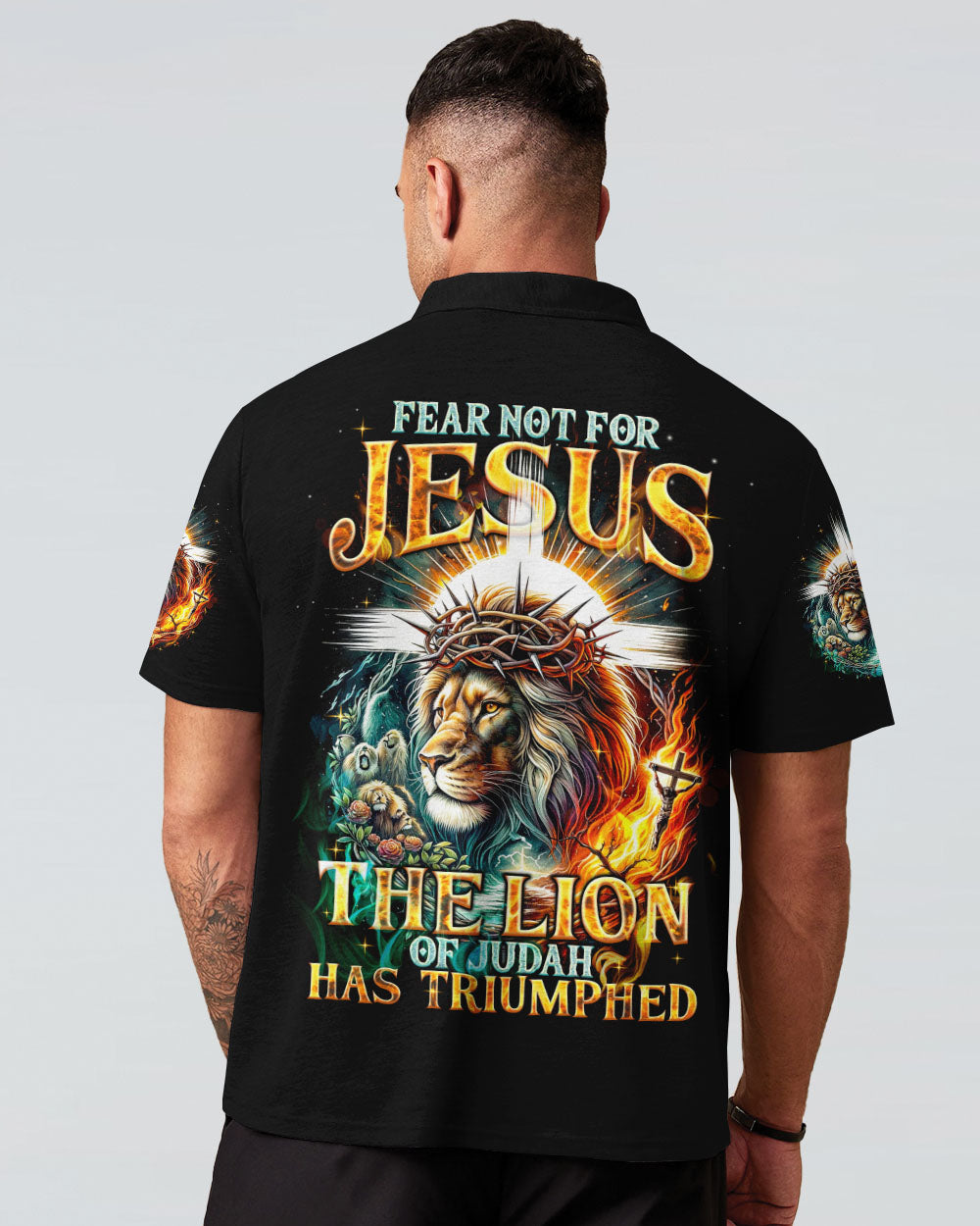Fear Not For Jesus Men's All Over Print Shirt - Tyqy1701241