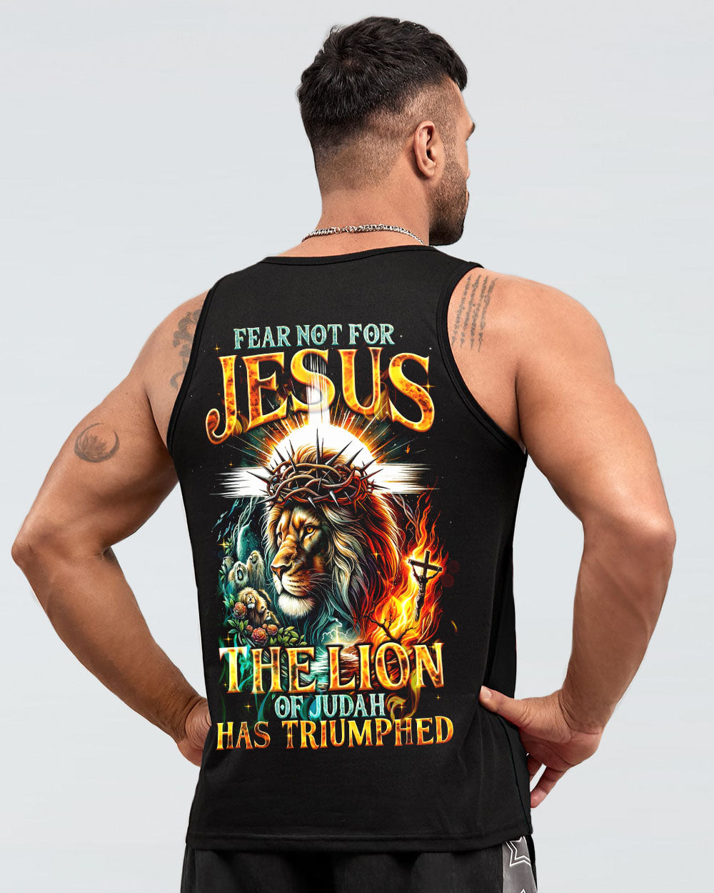Fear Not For Jesus Men's All Over Print Shirt - Tyqy1701241