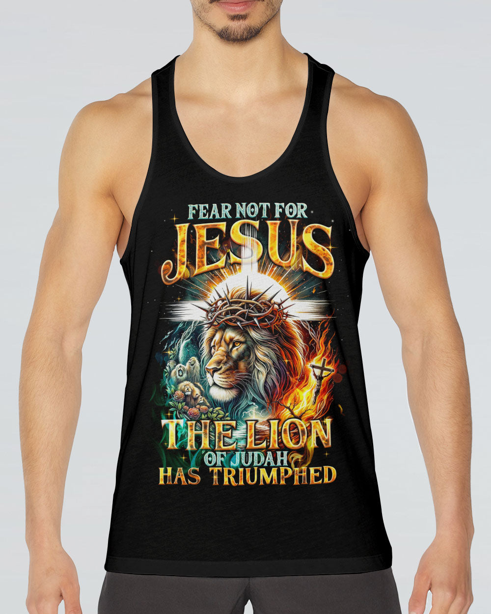 Fear Not For Jesus Men's All Over Print Shirt - Tyqy1701241