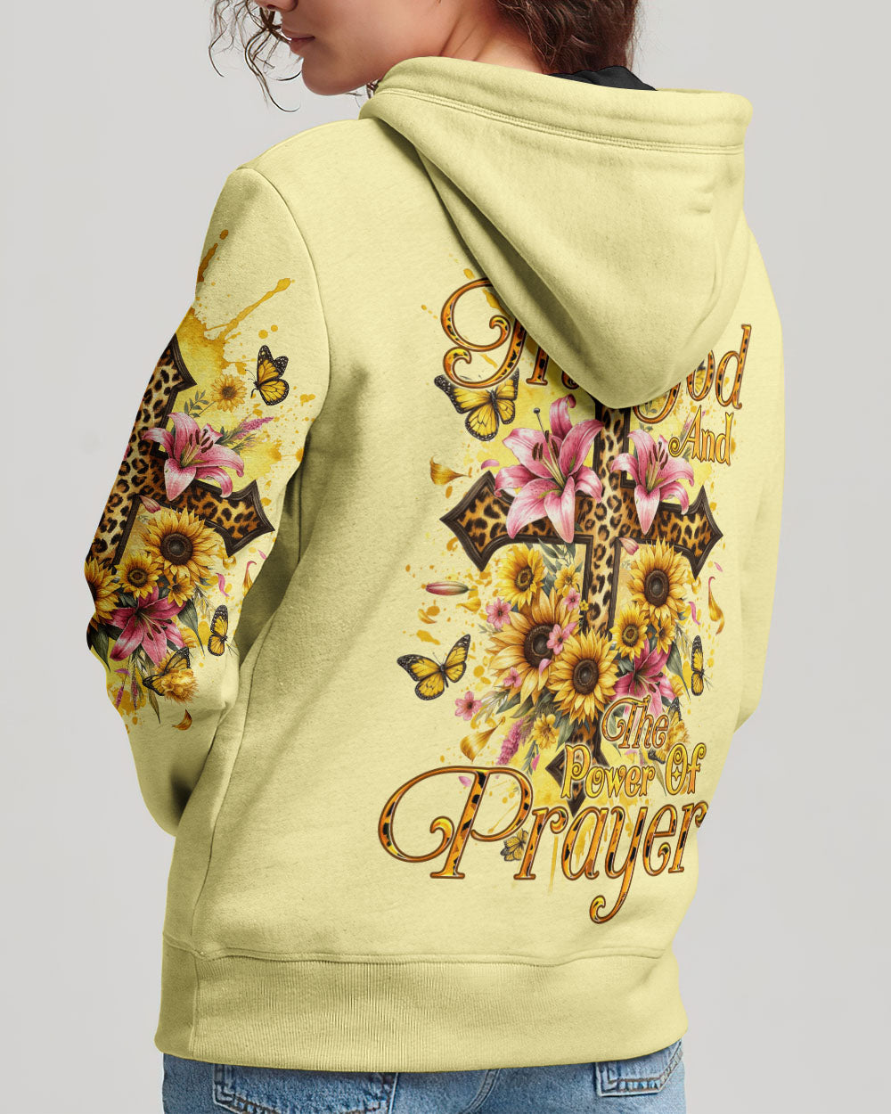 I Believe In God Cross Leopard Women's All Over Print Shirt - Tyqy2211231