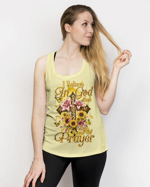 I Believe In God Cross Leopard Women's All Over Print Shirt - Tyqy2211231
