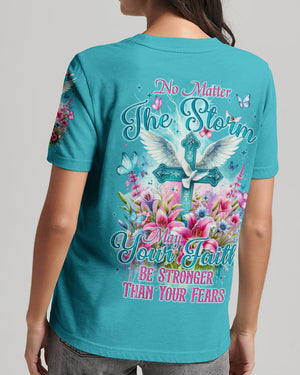 No Matter The Storm Women's All Over Print Shirt - Tyqy2610232