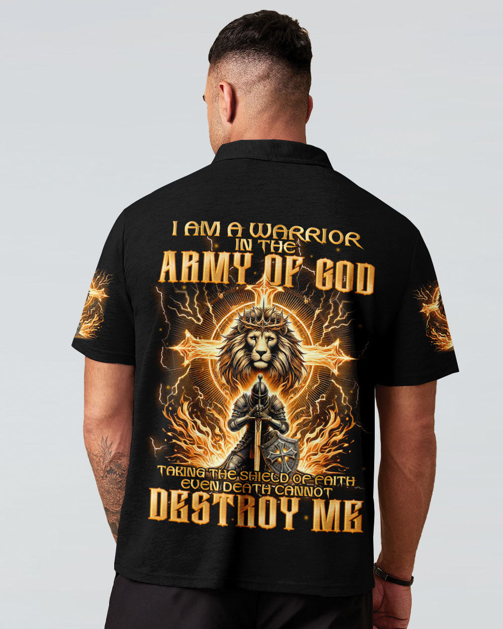 I Am A Warrior In The Army Of God Men's All Over Print Shirt - Tyqy2811241