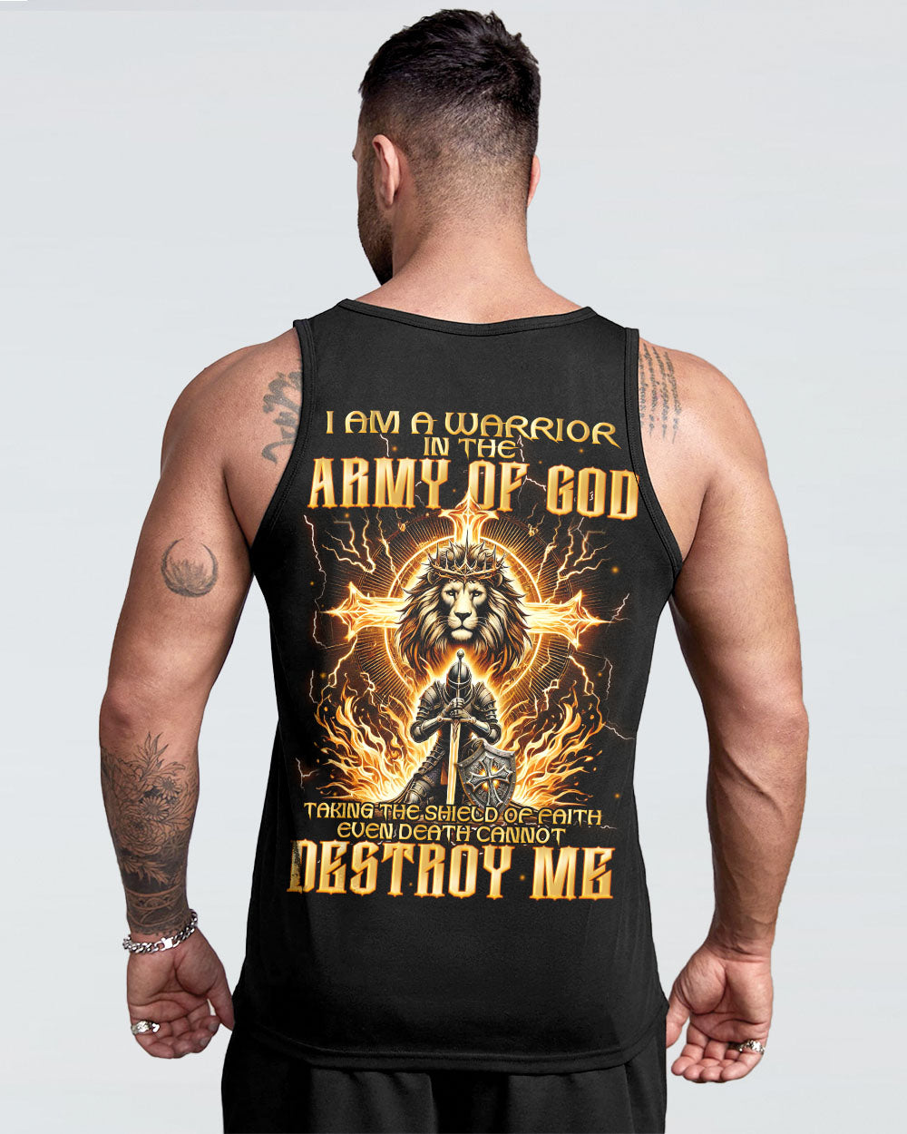 I Am A Warrior In The Army Of God Men's All Over Print Shirt - Tyqy2811241