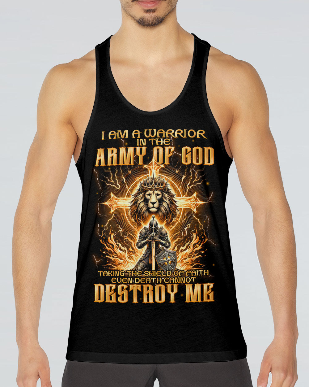 I Am A Warrior In The Army Of God Men's All Over Print Shirt - Tyqy2811241