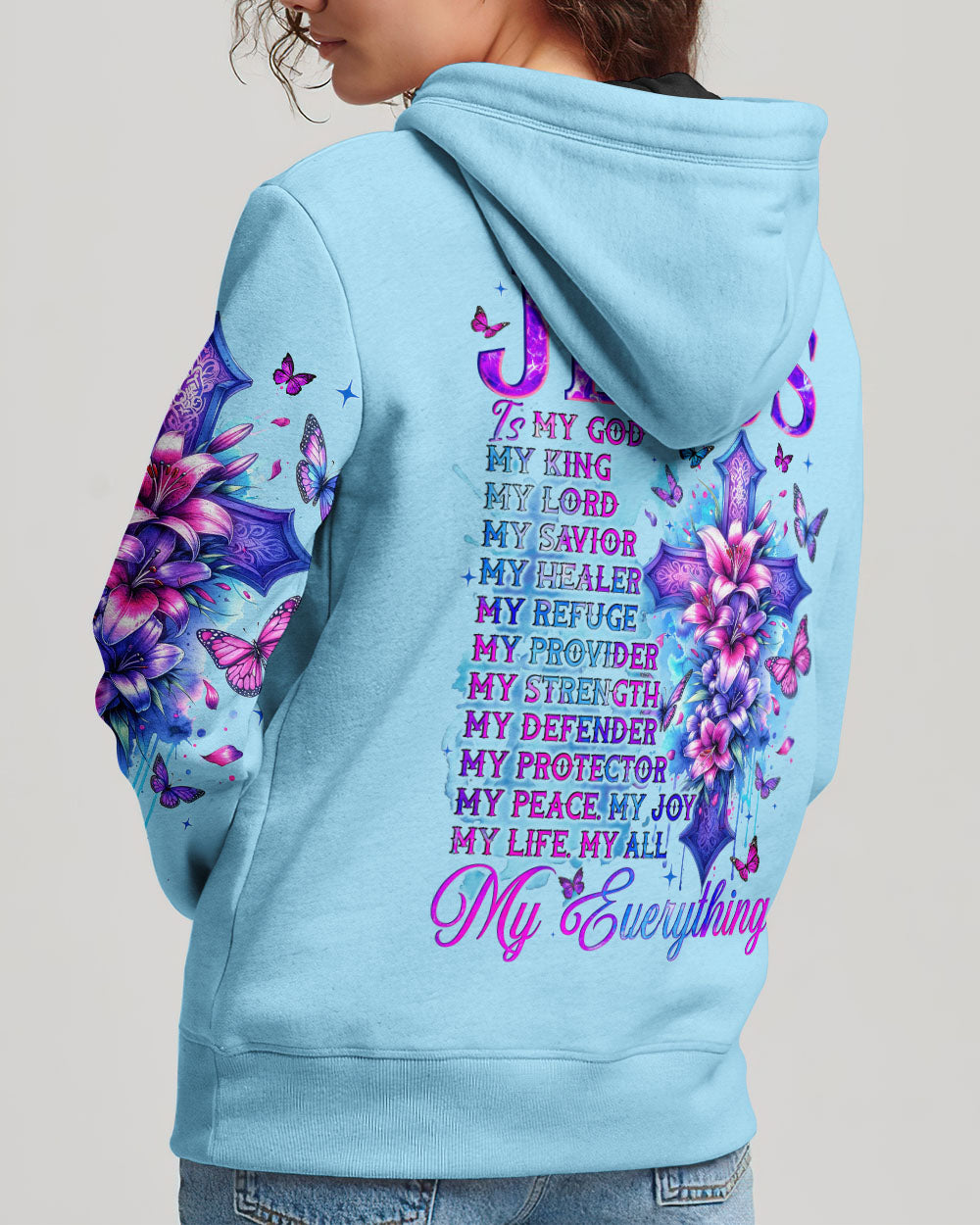 Jesus Is My Everything Women's All Over Print Shirt - Tyqy2912232