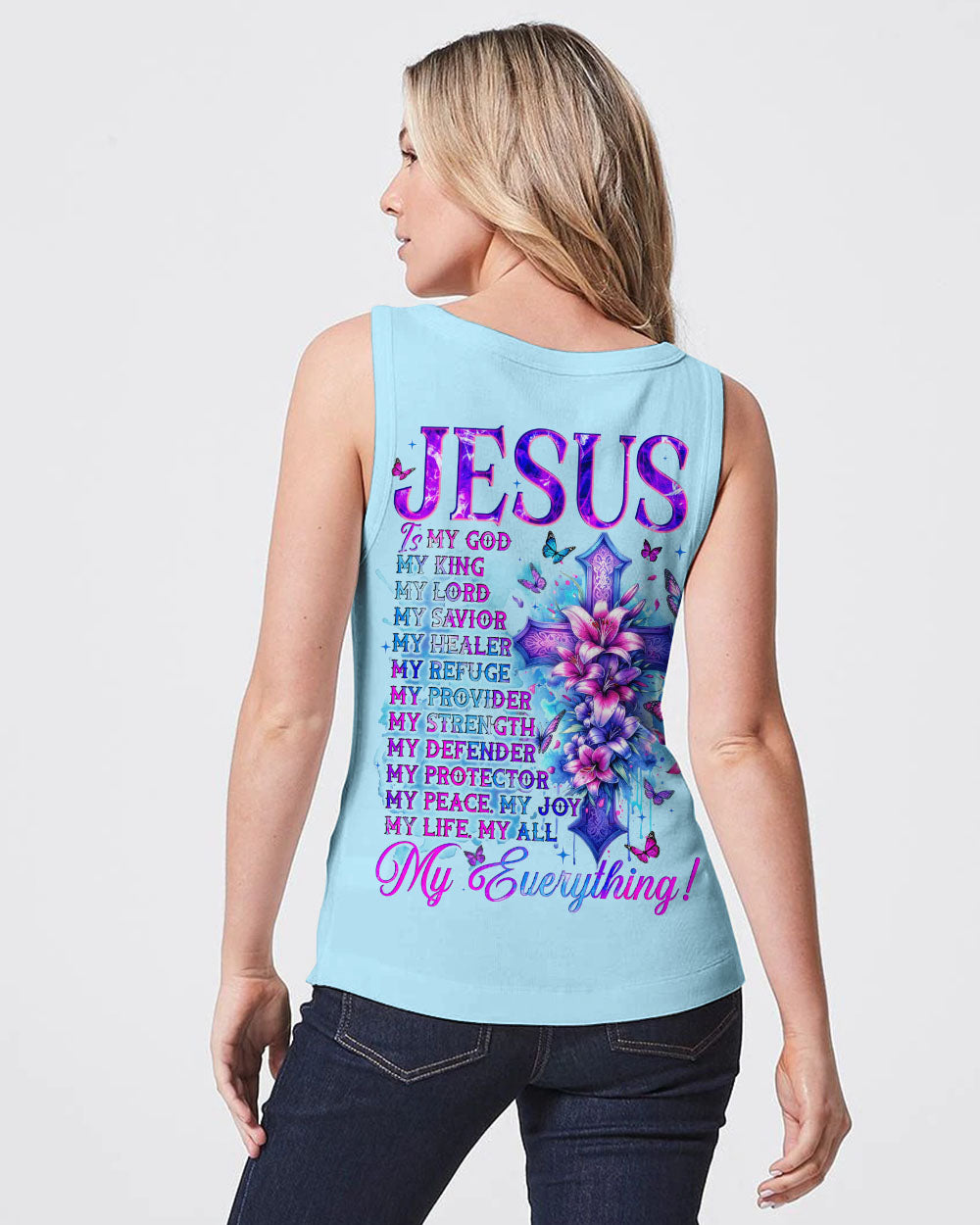 Jesus Is My Everything Women's All Over Print Shirt - Tyqy2912232
