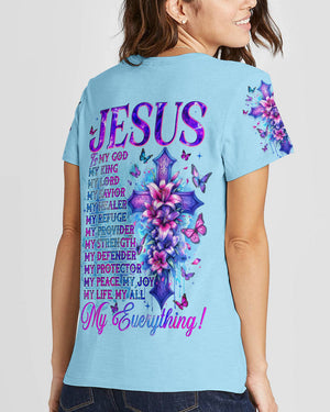 Jesus Is My Everything Women's All Over Print Shirt - Tyqy2912232