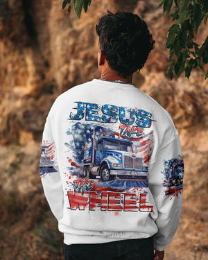 Jesus Take The Wheel Sweeper Truck Men's All Over Print Shirt - Tytd0104241