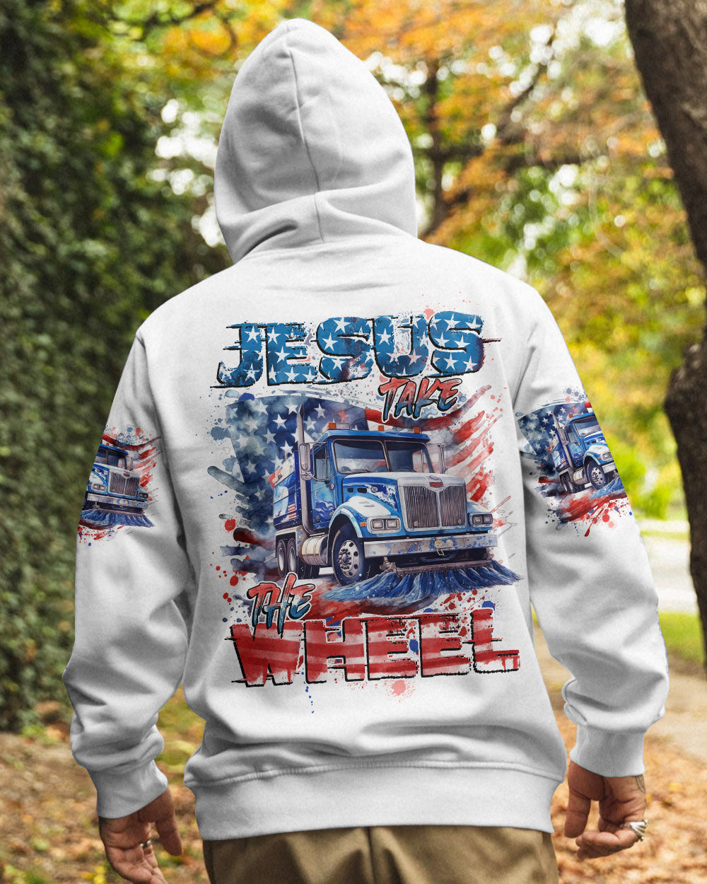 Jesus Take The Wheel Sweeper Truck Men's All Over Print Shirt - Tytd0104241