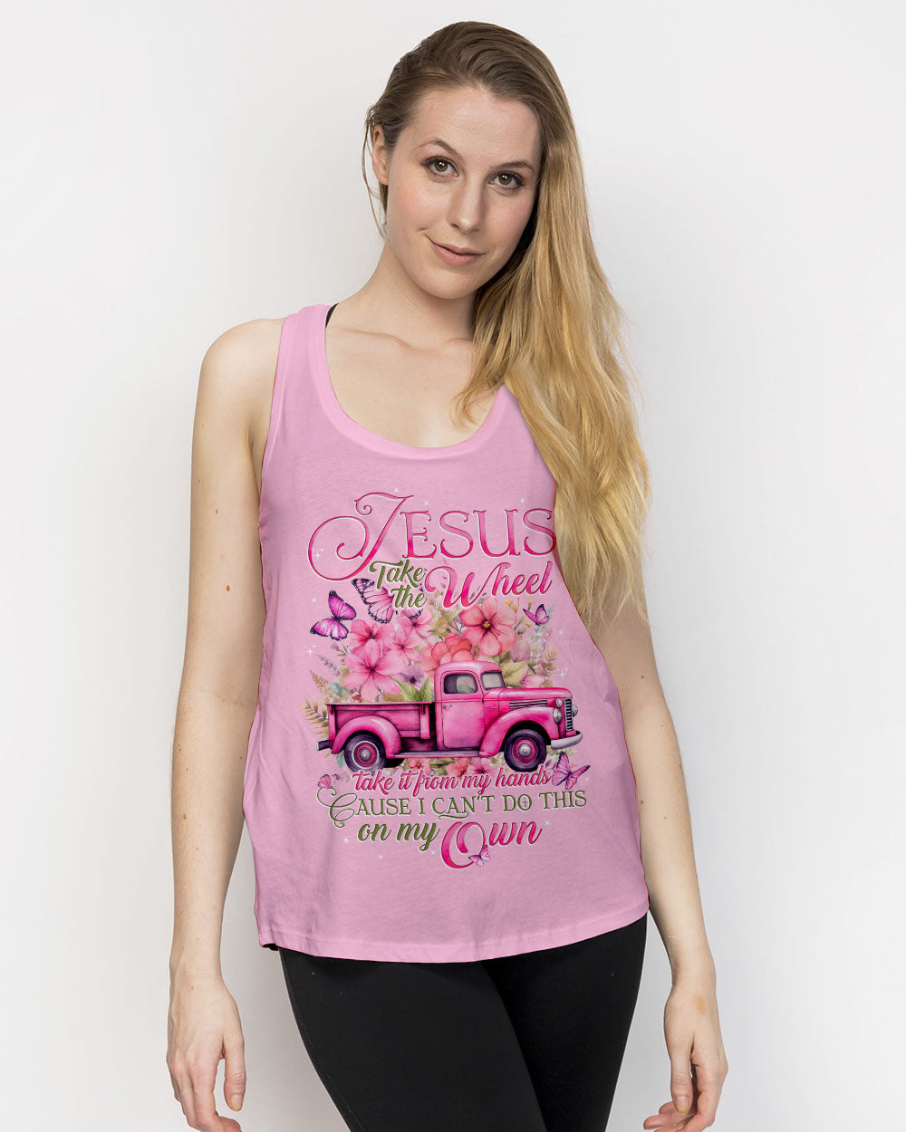 Jesus Take The Wheel Women's All Over Print Shirt - Tytd0301241