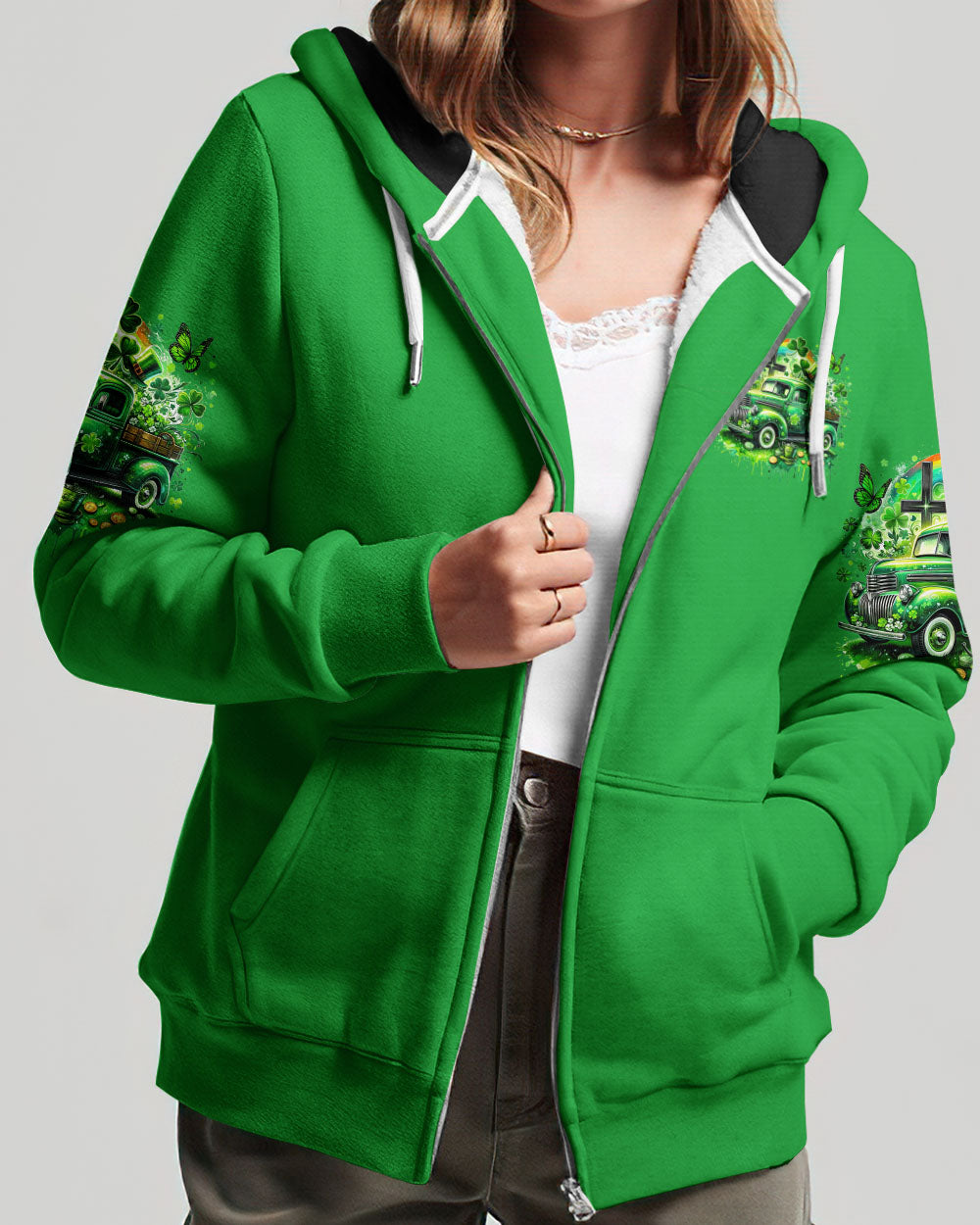 Jesus Take The Wheel Patrick's Day Women's All Over Print Shirt - Tytd0301242
