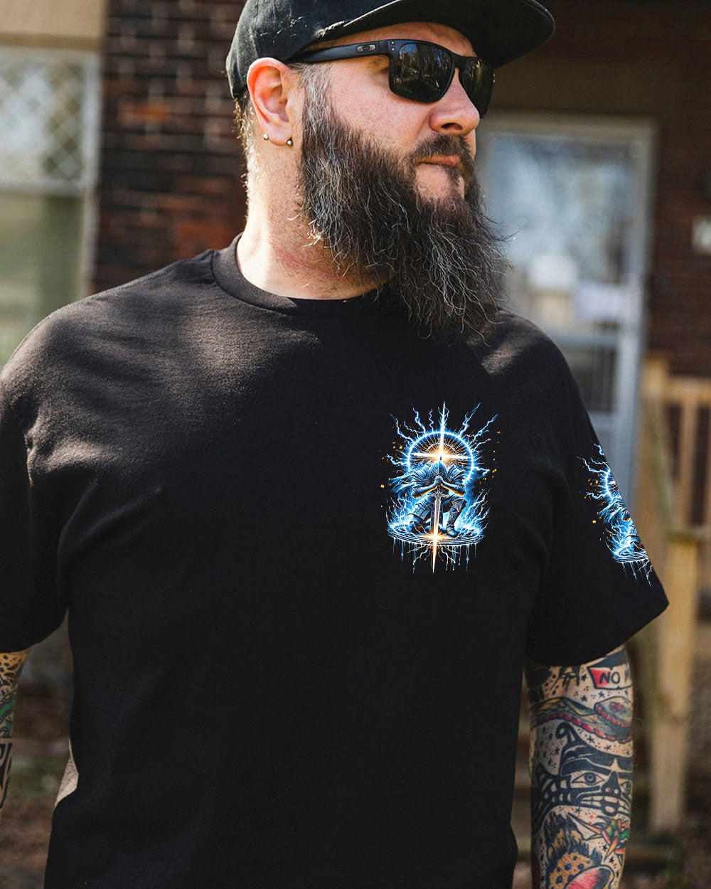 He Brought Me Out Of Darkness Men's All Over Print Shirt - Tytd0511243