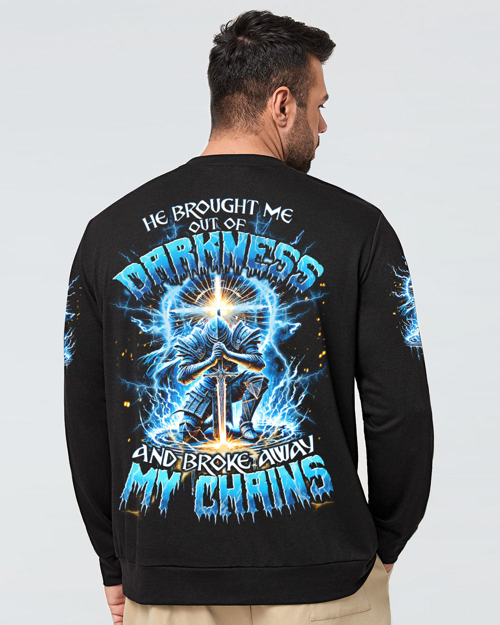 He Brought Me Out Of Darkness Men's All Over Print Shirt - Tytd0511243