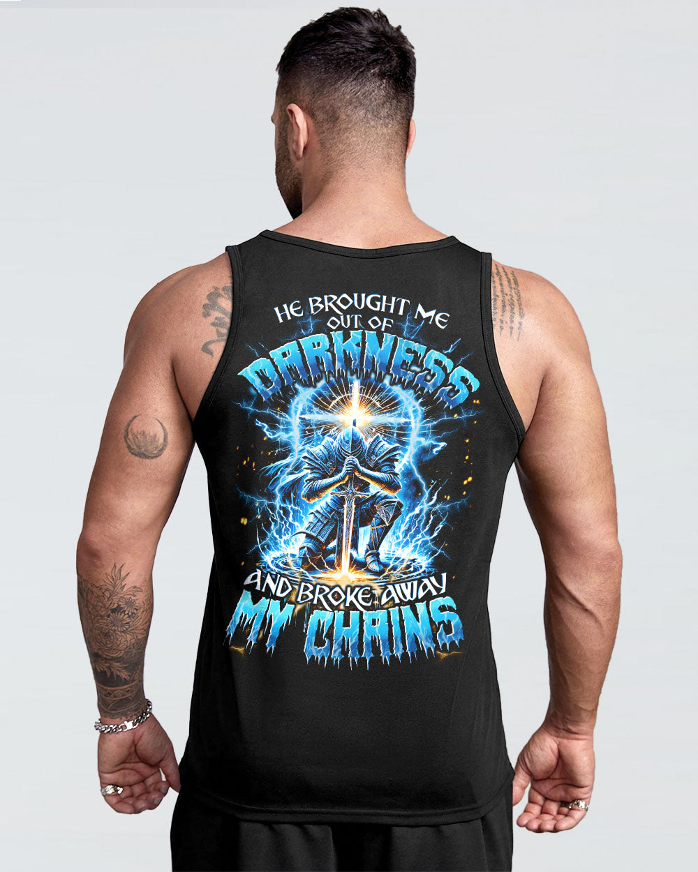 He Brought Me Out Of Darkness Men's All Over Print Shirt - Tytd0511243