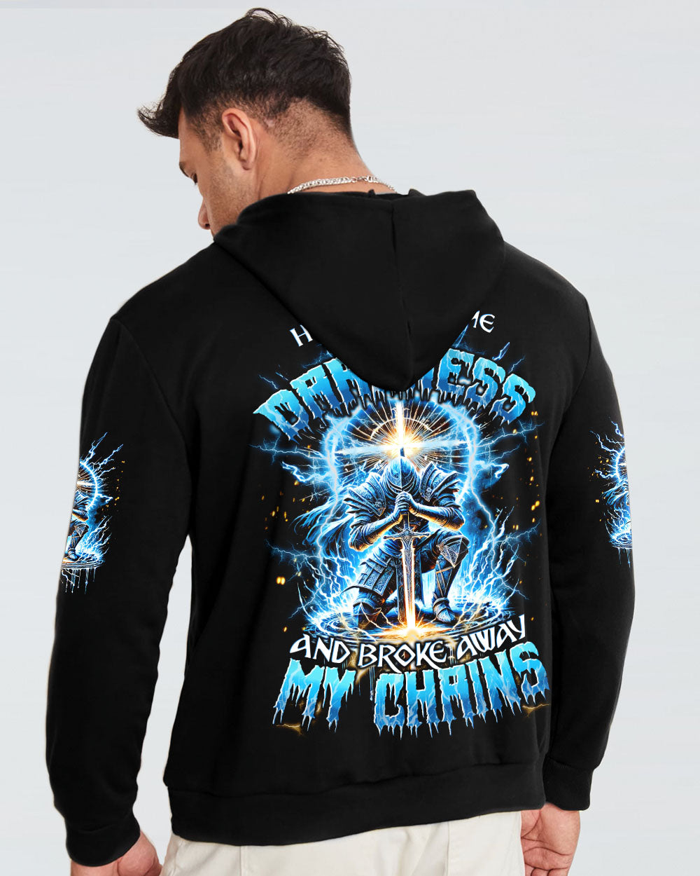 He Brought Me Out Of Darkness Men's All Over Print Shirt - Tytd0511243