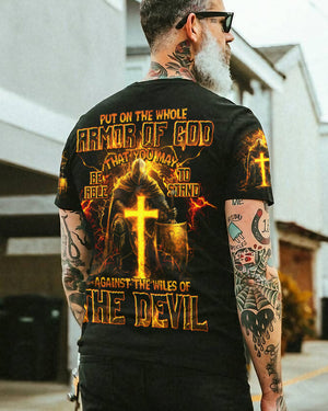 Put On The Whole Armor Of God Men's All Over Print Shirt - Tytd1212242