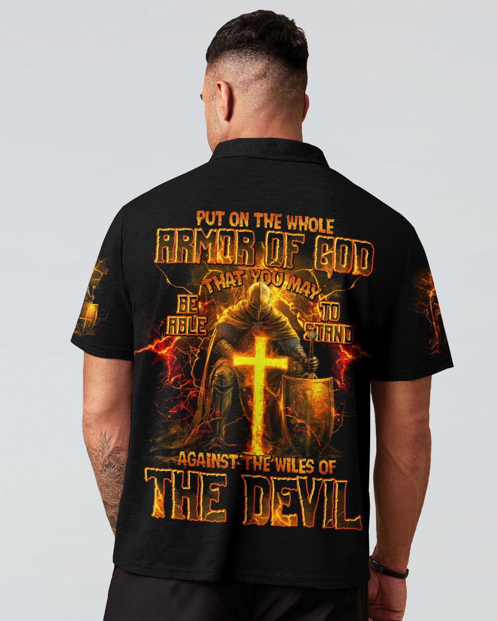 Put On The Whole Armor Of God Men's All Over Print Shirt - Tytd1212242