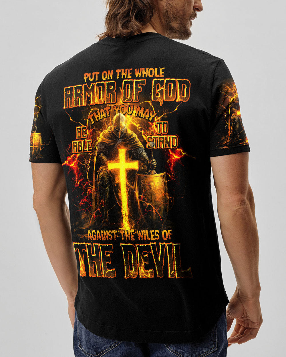 Put On The Whole Armor Of God Men's All Over Print Shirt - Tytd1212242