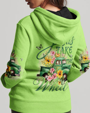 Jesus Take The Wheel Women's All Over Print Shirt - Tytd1612231