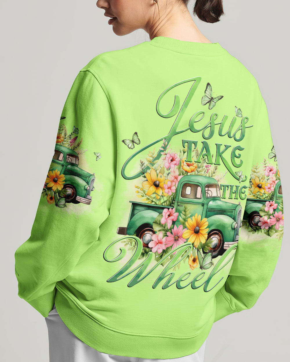 Jesus Take The Wheel Women's All Over Print Shirt - Tytd1612231