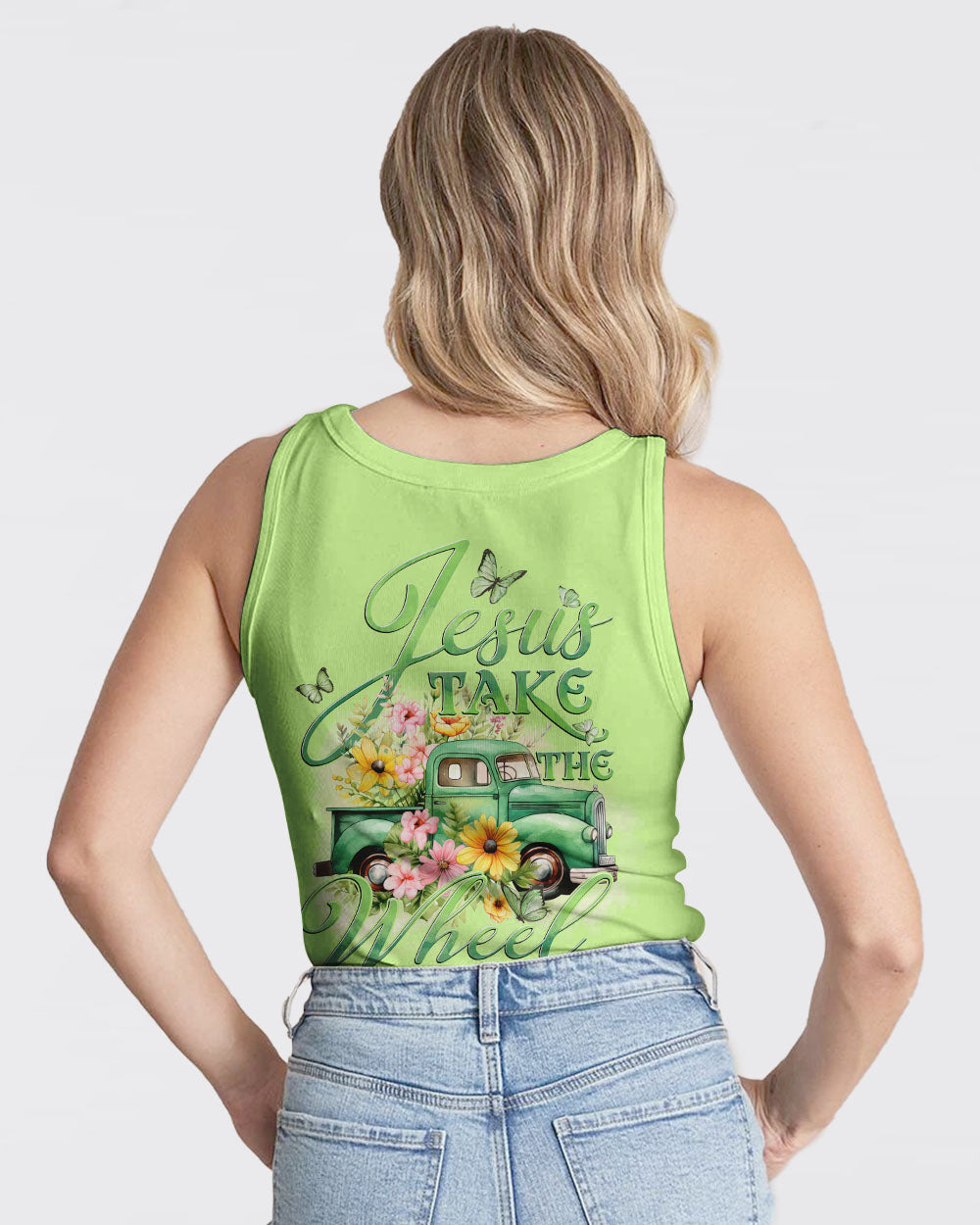 Jesus Take The Wheel Women's All Over Print Shirt - Tytd1612231