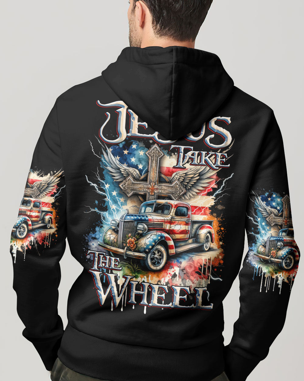 Jesus Take The Wheel Men's All Over Print Shirt - Tytd1811231