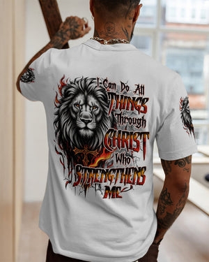 I Can Do All Things Lion Men's All Over Print Shirt - Tytd2001261