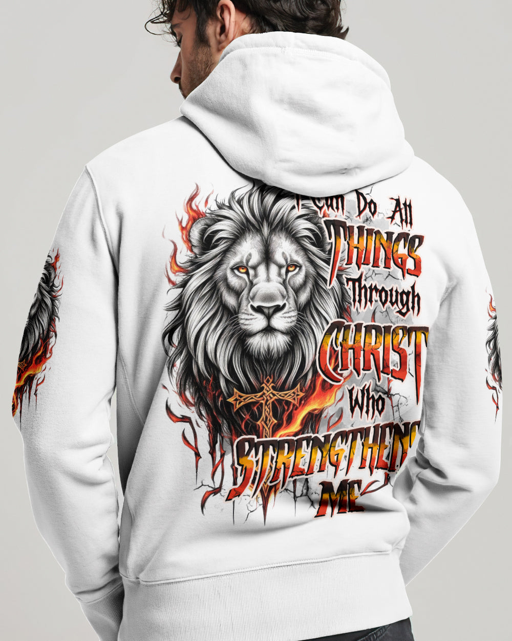 I Can Do All Things Lion Men's All Over Print Shirt - Tytd2001261