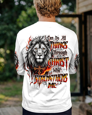 I Can Do All Things Lion Men's All Over Print Shirt - Tytd2001261
