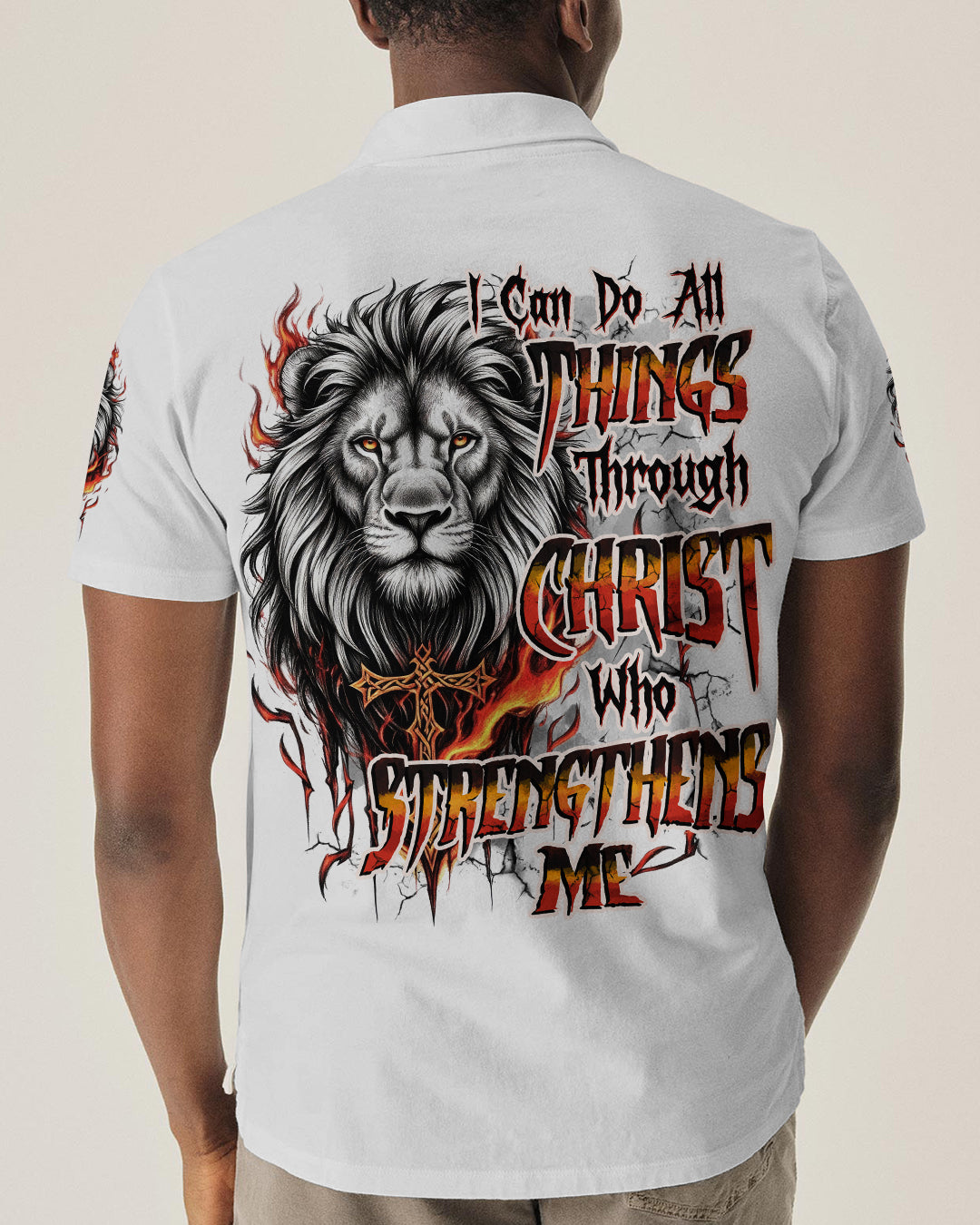 I Can Do All Things Lion Men's All Over Print Shirt - Tytd2001261