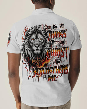 I Can Do All Things Lion Men's All Over Print Shirt - Tytd2001261