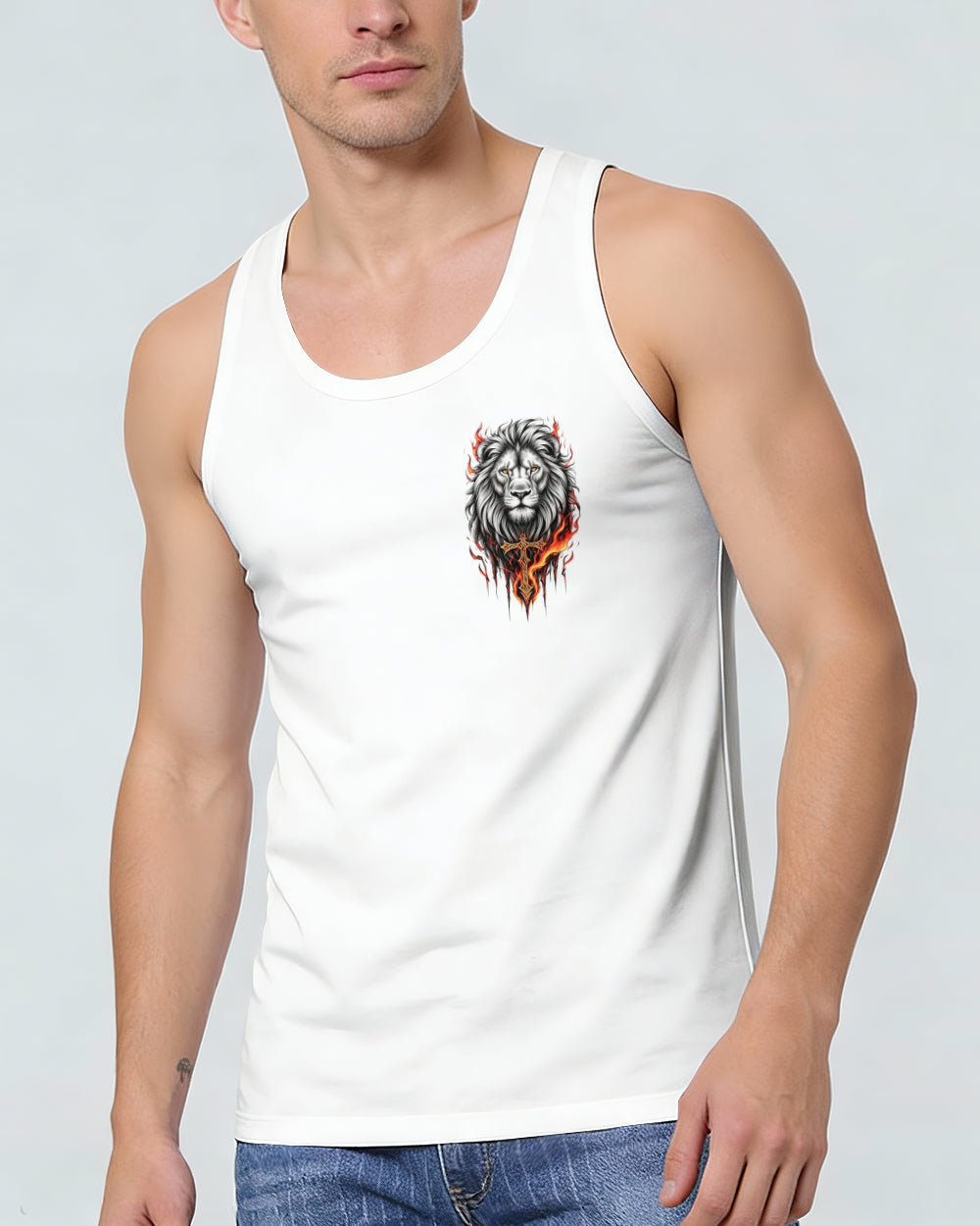 I Can Do All Things Lion Men's All Over Print Shirt - Tytd2001261