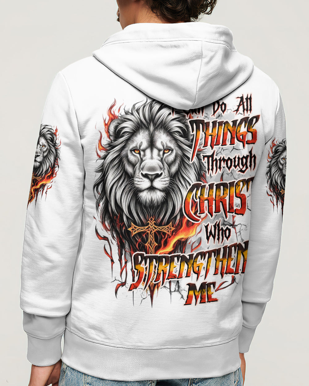 I Can Do All Things Lion Men's All Over Print Shirt - Tytd2001261