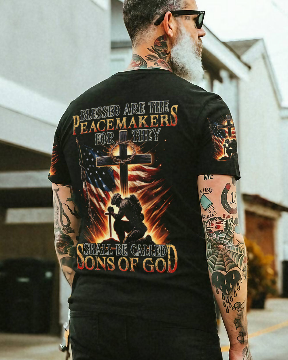 Blessed Are The Peacemakers Men's All Over Print Shirt - Tytd2404243