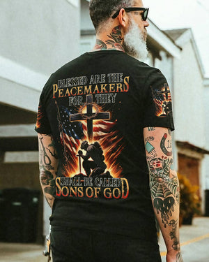 Blessed Are The Peacemakers Men's All Over Print Shirt - Tytd2404243