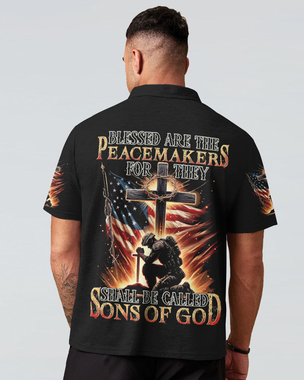 Blessed Are The Peacemakers Men's All Over Print Shirt - Tytd2404243