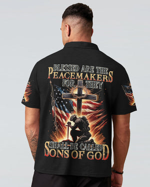 Blessed Are The Peacemakers Men's All Over Print Shirt - Tytd2404243