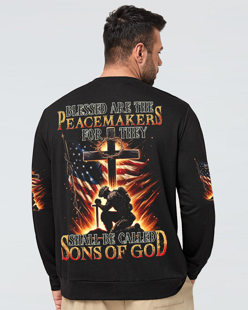Blessed Are The Peacemakers Men's All Over Print Shirt - Tytd2404243