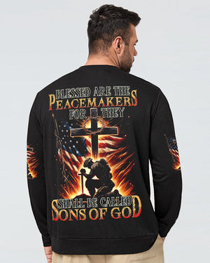 Blessed Are The Peacemakers Men's All Over Print Shirt - Tytd2404243