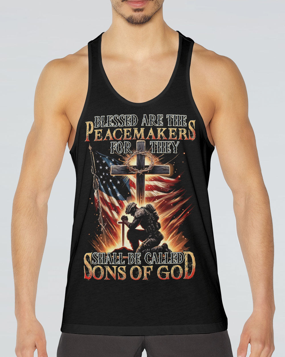 Blessed Are The Peacemakers Men's All Over Print Shirt - Tytd2404243