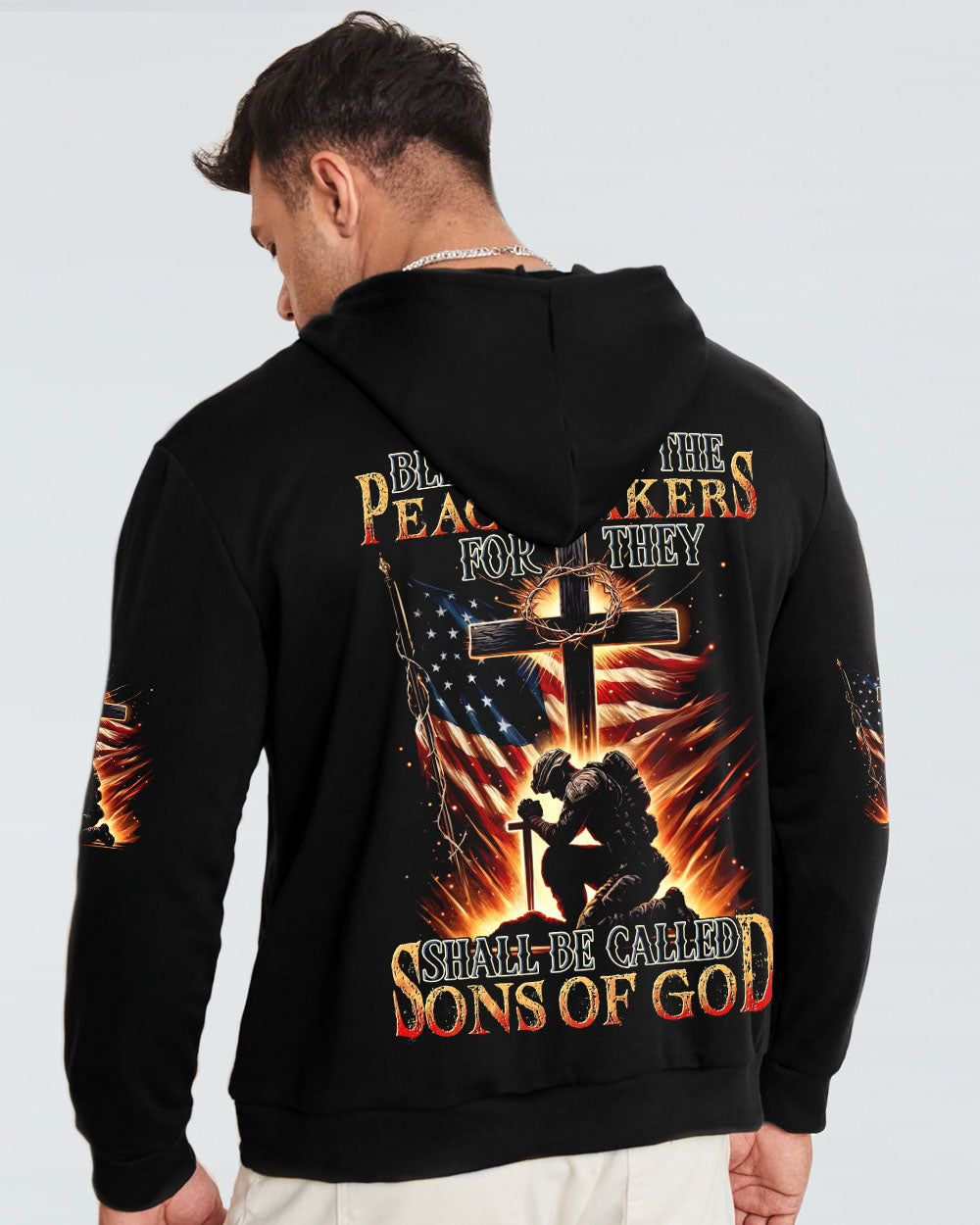 Blessed Are The Peacemakers Men's All Over Print Shirt - Tytd2404243
