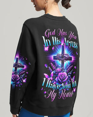 God Has You In His Arms Women's All Over Print Shirt - Tytd2712231